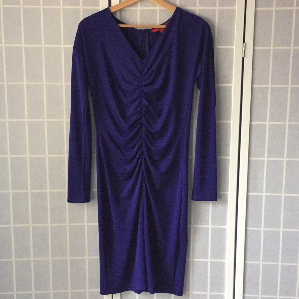 NARCISO RODRIGUEZ DESIGNATION Ruched Dress S - Picture 3 of 5